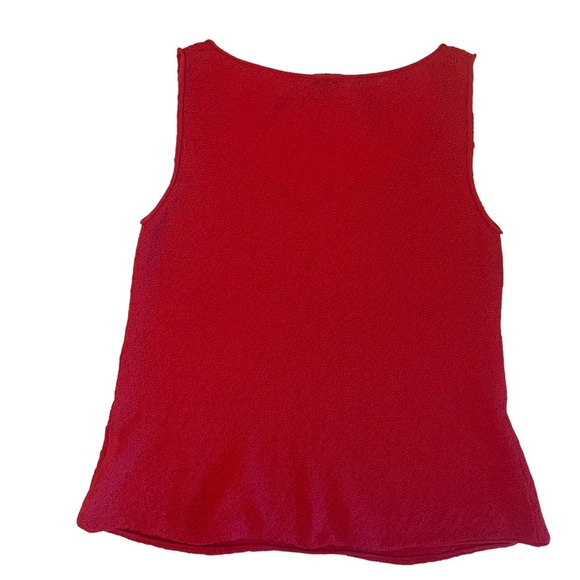 Eileen Fisher Wool Tank Top Red Size S - Picture 3 of 6
